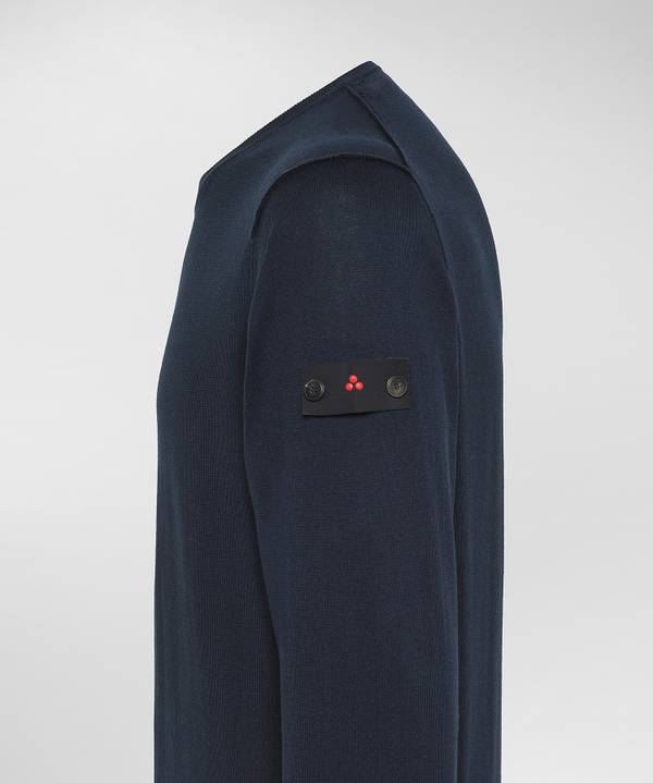 Peuterey Maglia Tricot Con Logo Ricamato