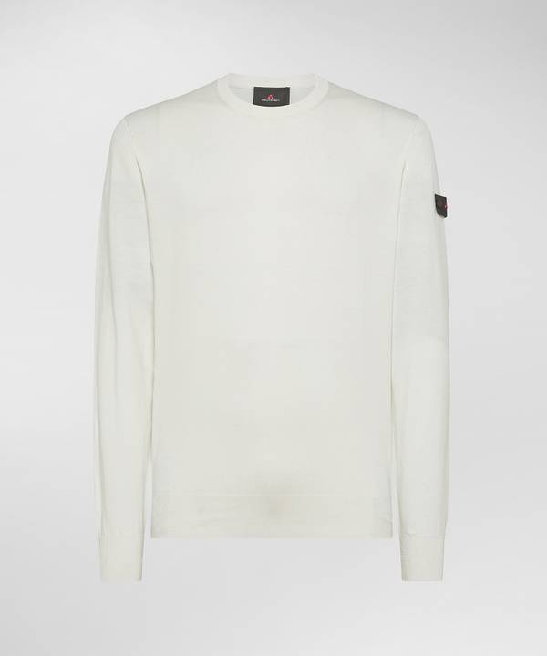 Peuterey Maglia tricot con logo ricamato