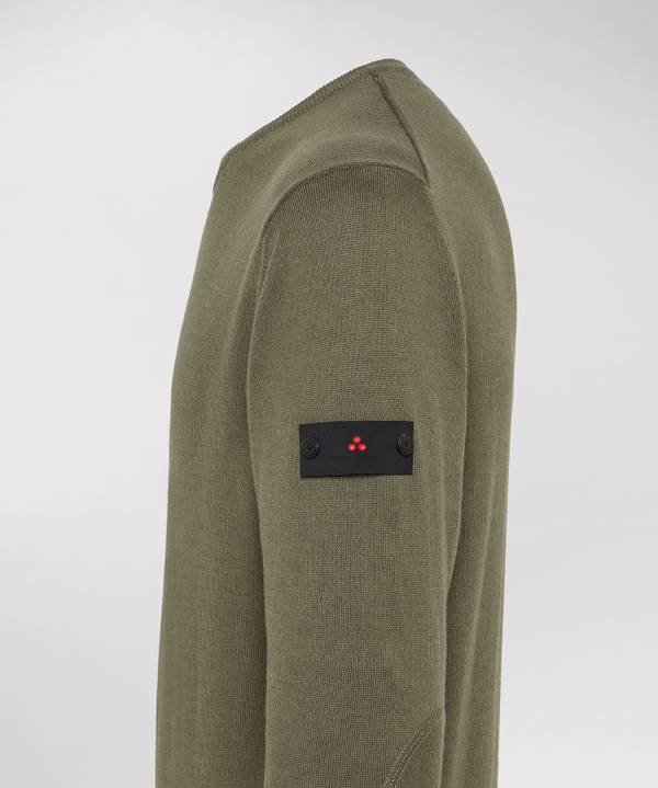 Peuterey Maglione Girocollo Misto Lana Cotone