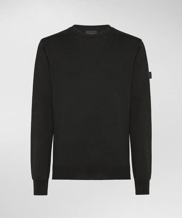 Peuterey Maglione Girocollo Misto Lana Cotone