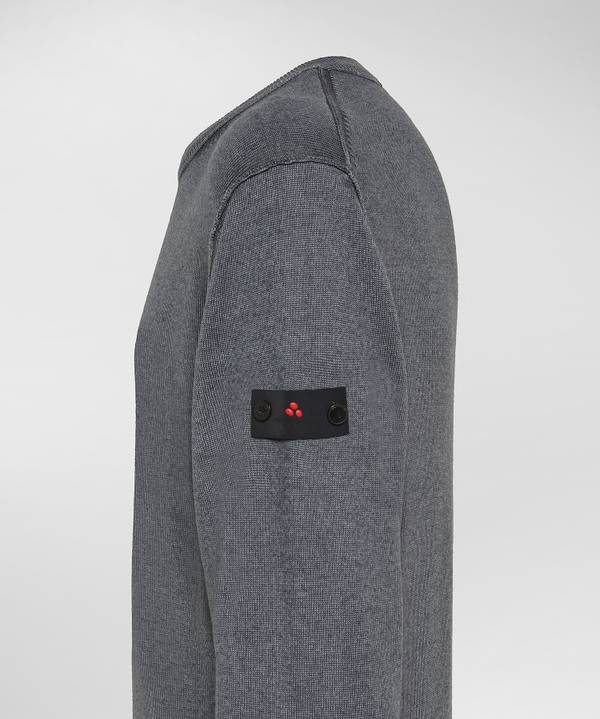 Peuterey Maglione In Lana Con Tintura Acidata