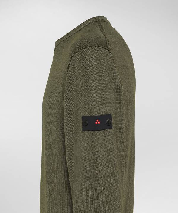 Peuterey Maglione In Lana Con Tintura Acidata