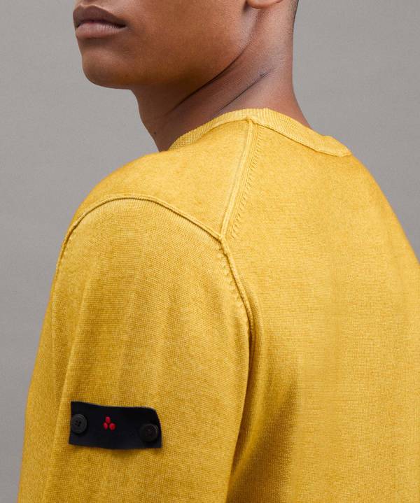 Peuterey Maglione In Lana Con Tintura Acidata