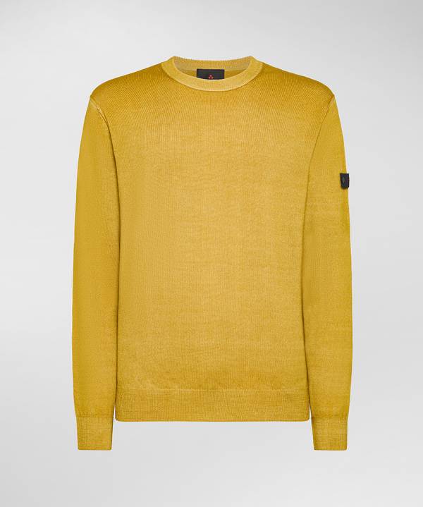 Peuterey Maglione In Lana Con Tintura Acidata