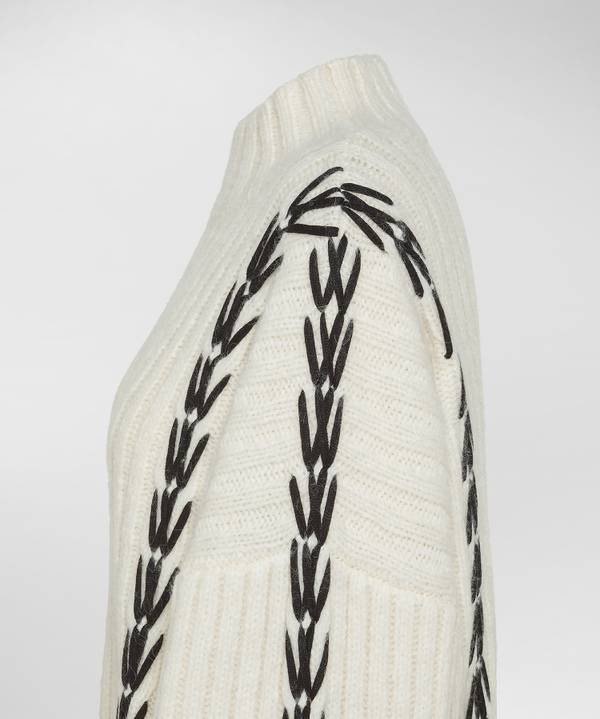 Peuterey Maxi Maglia In Alpaca Lavorata A Mano