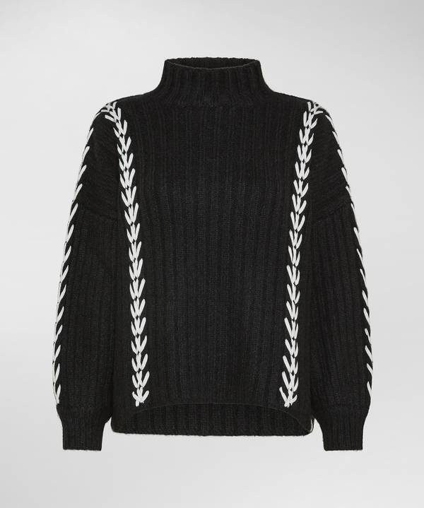 Peuterey Maxi Maglia In Alpaca Lavorata A Mano