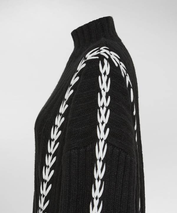 Peuterey Maxi Maglia In Alpaca Lavorata A Mano