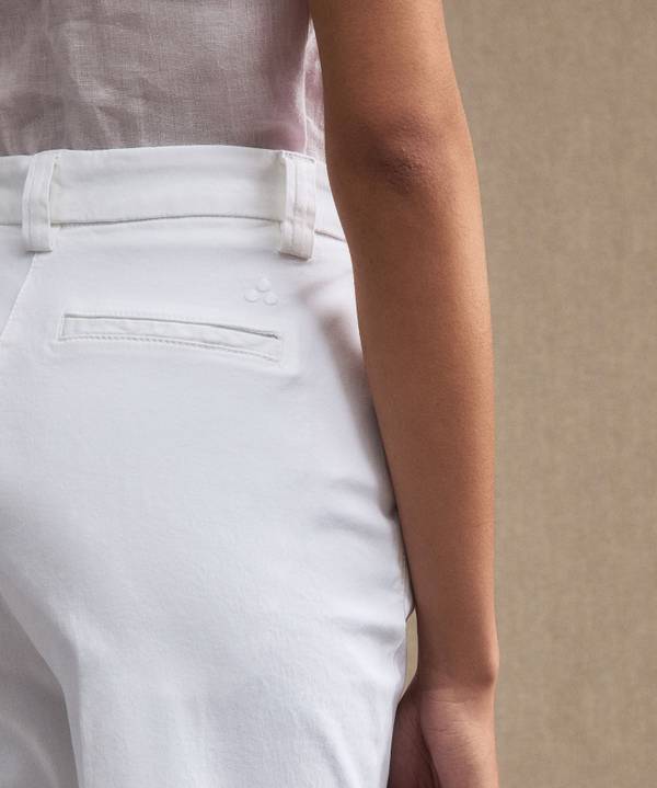 Peuterey Pantaloni In Gabardine Di Cotone Stretch