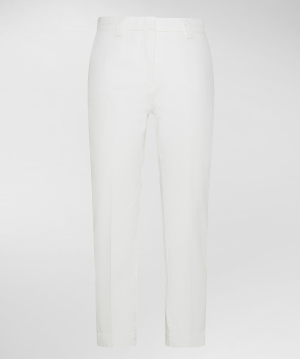 Peuterey Pantaloni In Gabardine Di Cotone Stretch