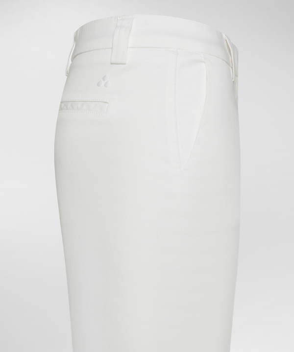 Peuterey Pantaloni In Gabardine Di Cotone Stretch