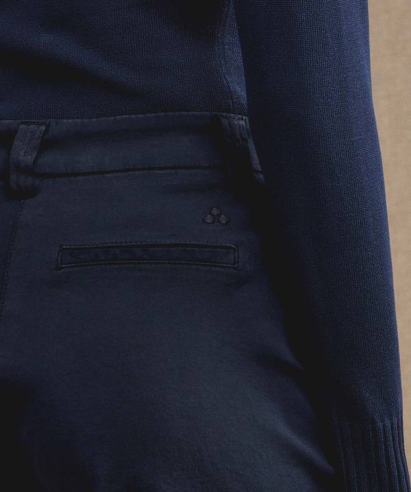 Peuterey Pantaloni In Gabardine Di Cotone Stretch