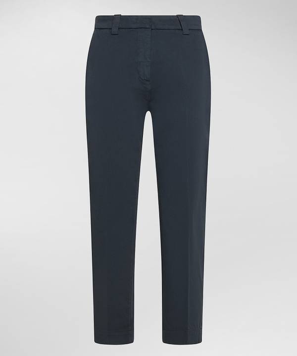 Peuterey Pantaloni In Gabardine Di Cotone Stretch