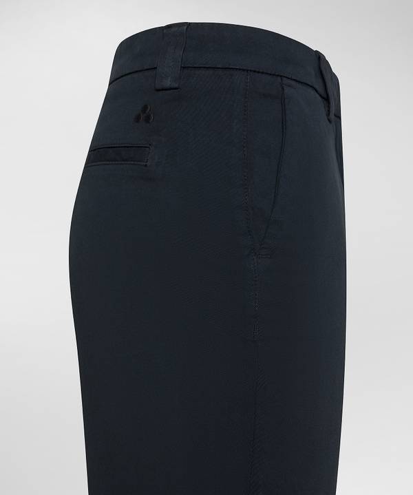 Peuterey Pantaloni In Gabardine Di Cotone Stretch
