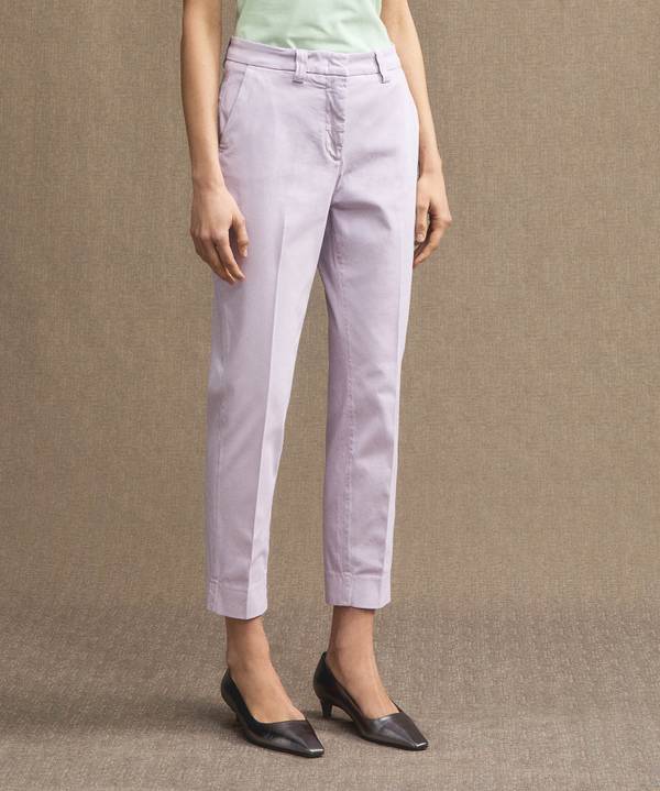 Peuterey Pantaloni In Gabardine Di Cotone Stretch