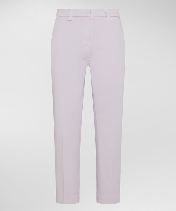 Peuterey Pantaloni In Gabardine Di Cotone Stretch