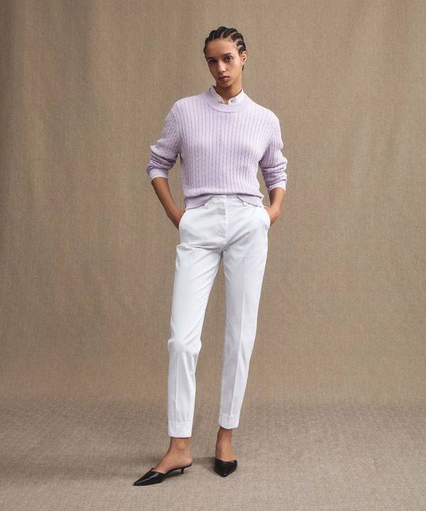 Peuterey Pantaloni in gabardine di cotone stretch