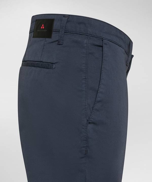 Peuterey Pantaloni In Raso Di Cotone