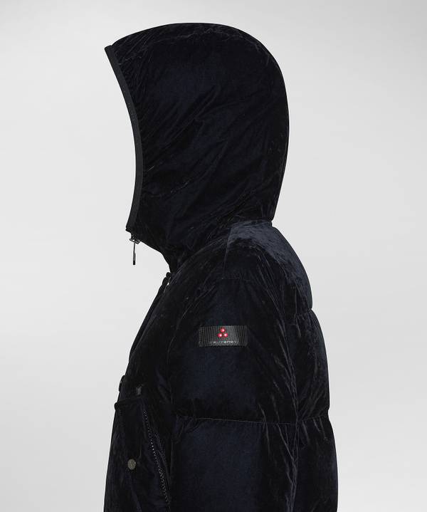 Peuterey Parka Lungo In Tela Di Nylon Floccata