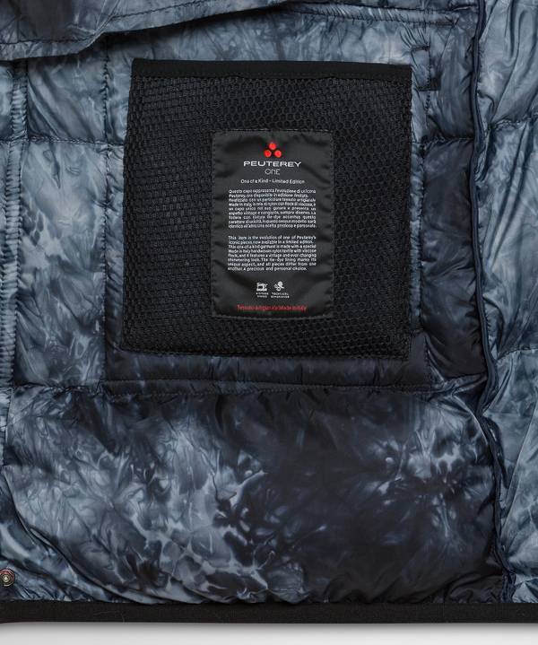 Peuterey Parka Lungo In Tela Di Nylon Floccata