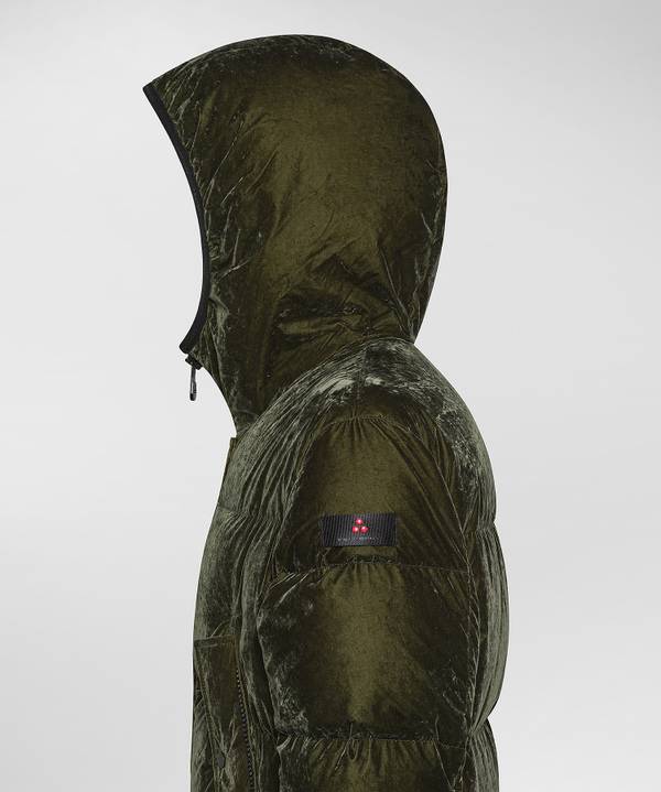 Peuterey Parka Lungo In Tessuto Made In Italy