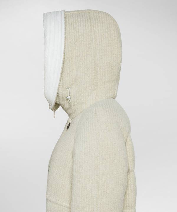 Peuterey Piumino Corto In Misto Lana E Alpaca