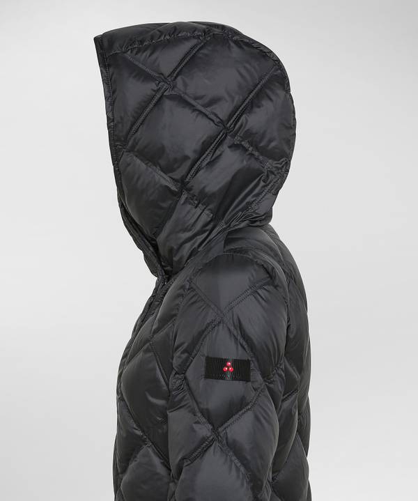 Peuterey Piumino Lungo Con Trapunta A Rombi