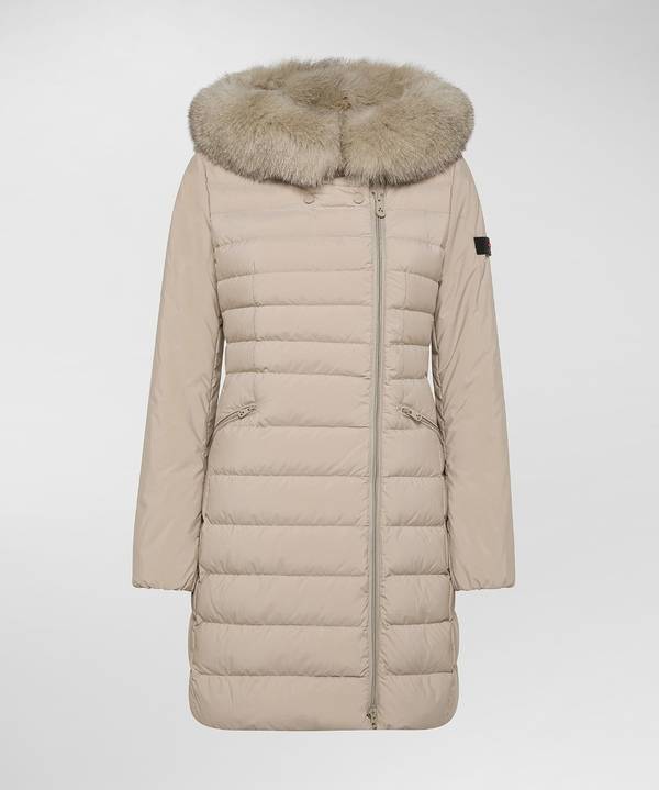 Peuterey Piumino Slim Con Pelliccia