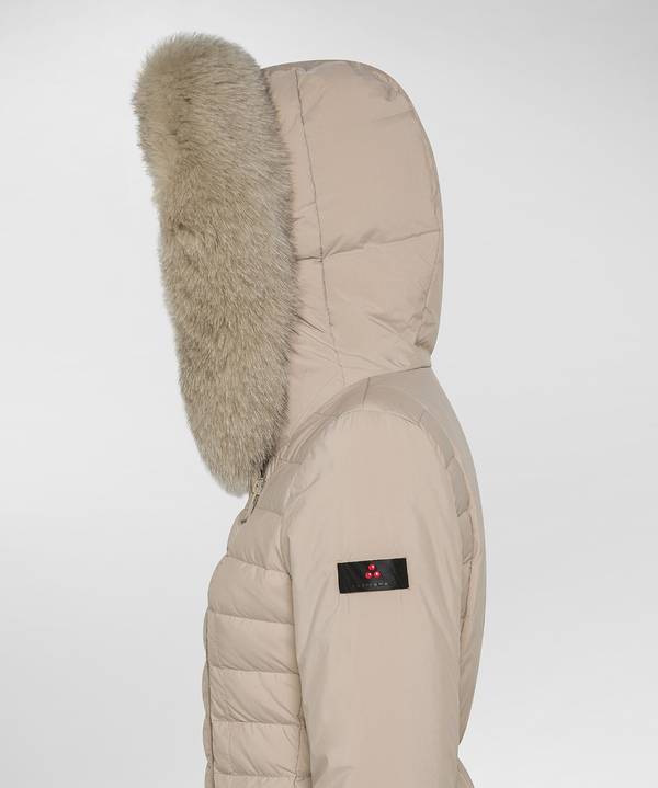 Peuterey Piumino Slim Con Pelliccia