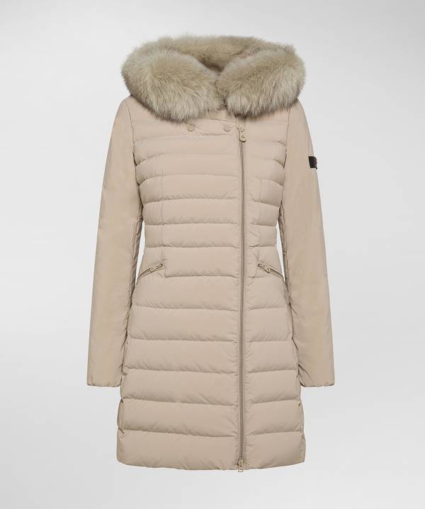 Peuterey Piumino Slim Con Pelliccia