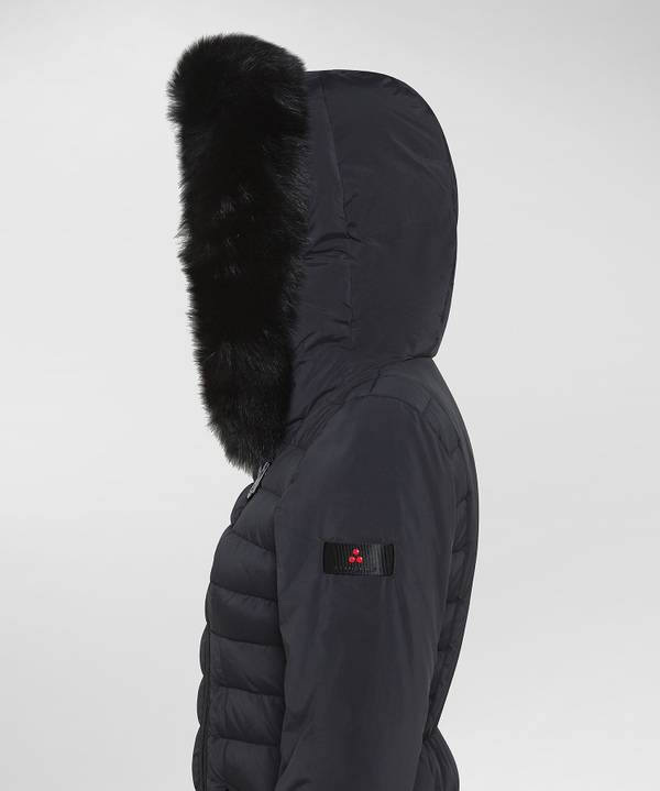 Peuterey Piumino Slim Con Pelliccia