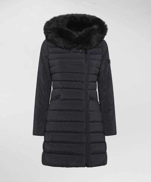 Peuterey Piumino Slim Con Pelliccia