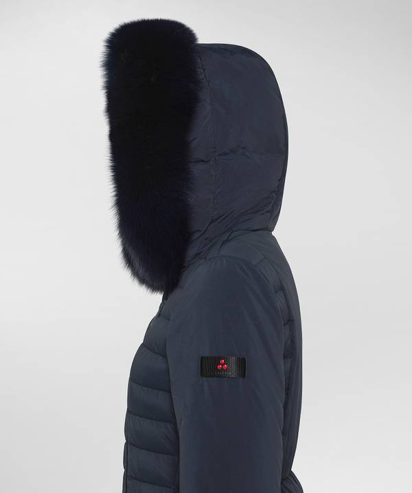 Peuterey Piumino Slim Con Pelliccia