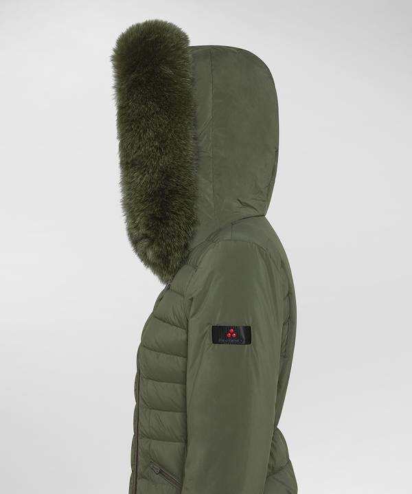 Peuterey Piumino Slim Con Pelliccia