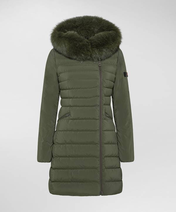 Peuterey Piumino Slim Con Pelliccia