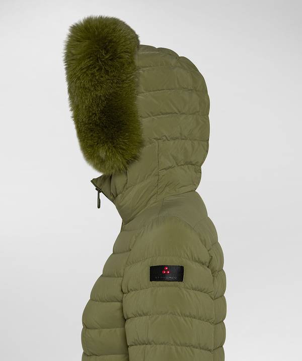 Peuterey Piumino Slim Con Pelliccia