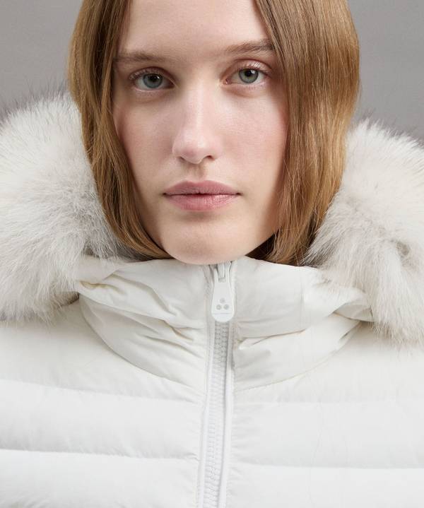 Peuterey Piumino Slim Con Pelliccia