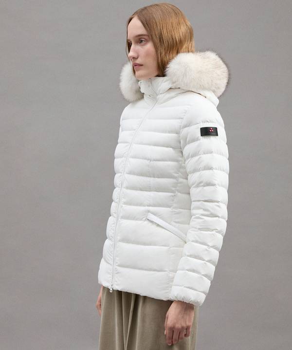 Peuterey Piumino Slim Con Pelliccia