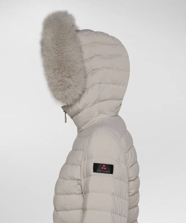 Peuterey Piumino Slim Con Pelliccia