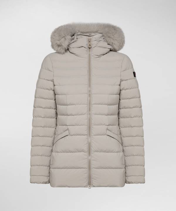 Peuterey Piumino Slim Con Pelliccia