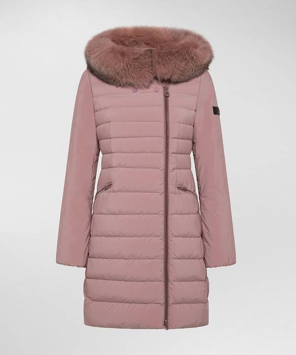 Peuterey Piumino Slim Con Pelliccia