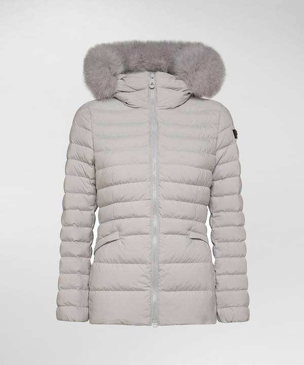 Peuterey Piumino Slim Con Pelliccia