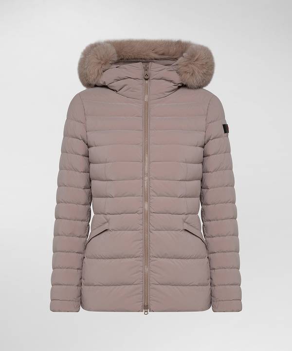 Peuterey Piumino Slim Con Pelliccia