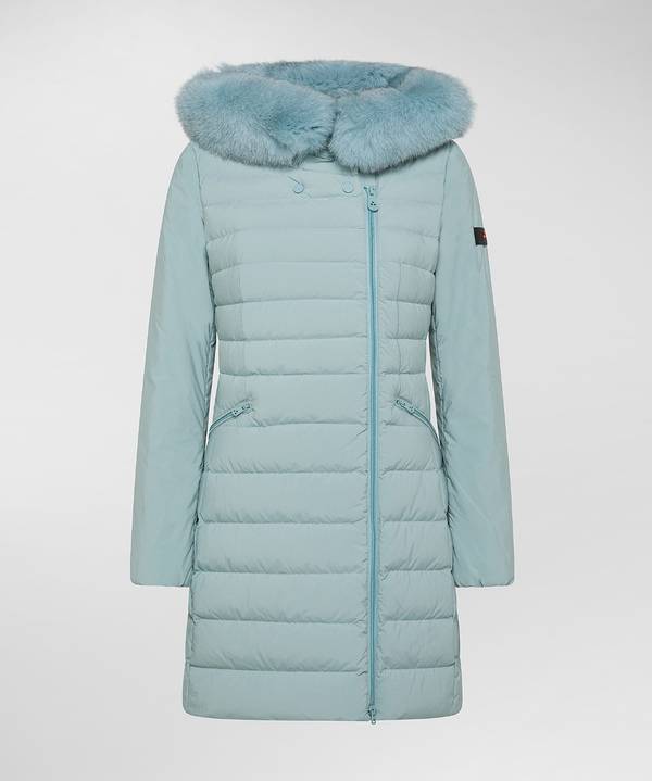 Peuterey Piumino Slim Con Pelliccia