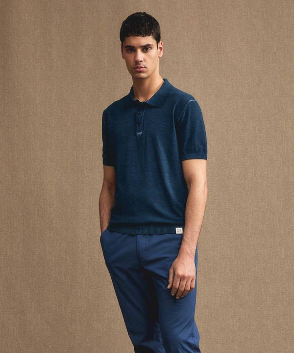 Peuterey Polo Classica In Tricot Di Cotone