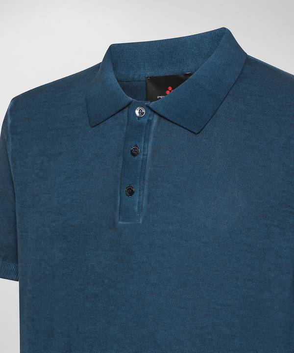 Peuterey Polo Classica In Tricot Di Cotone