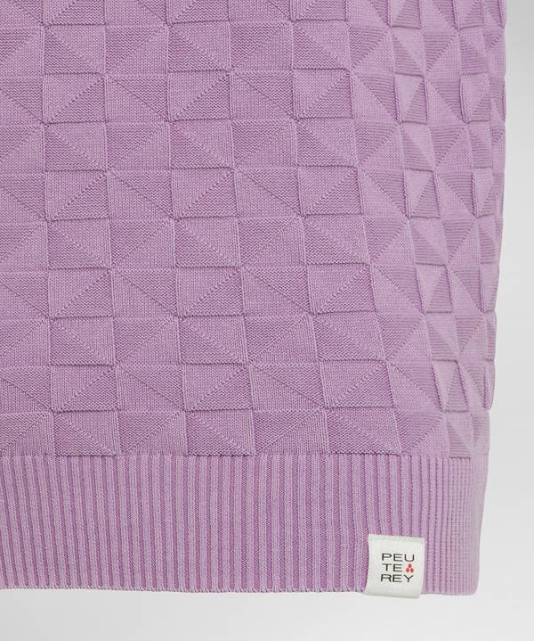 Peuterey Polo In Cotone Con Effetto 3D