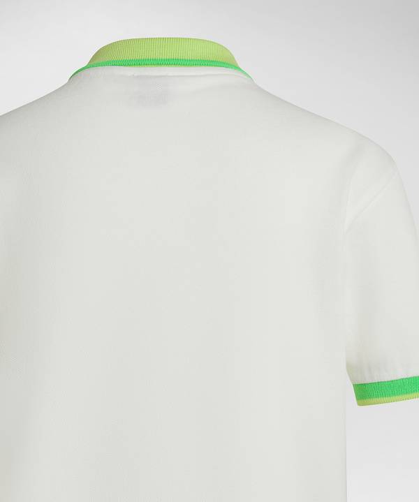 Peuterey Polo In Piquet Dettagli Fluo