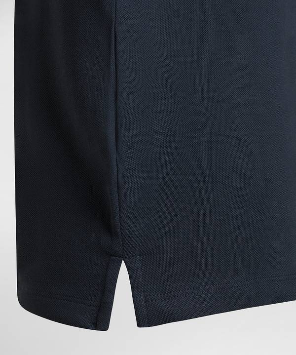 Peuterey Polo In Piquet Dettagli Fluo