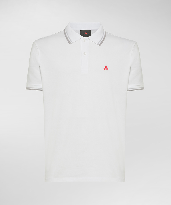 Peuterey Polo In Piquet Di Cotone Stretch
