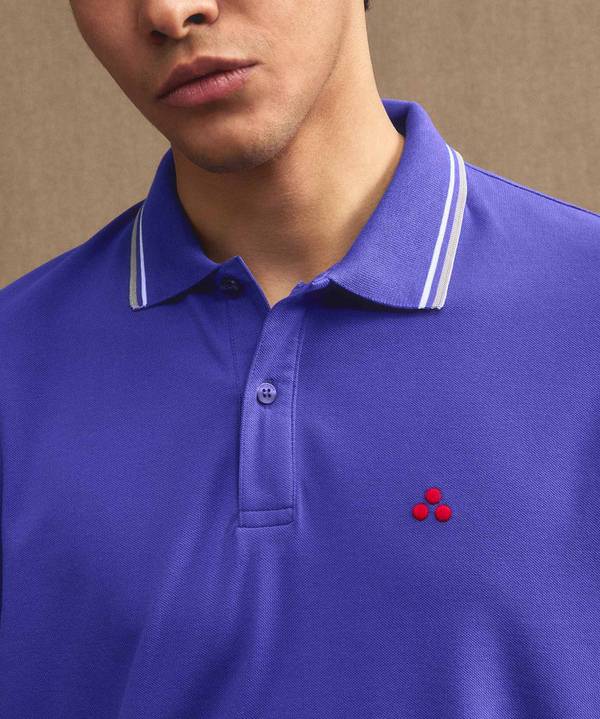 Peuterey Polo In Piquet Di Cotone Stretch